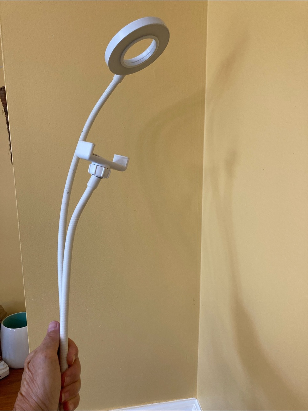 Bower 24” White Flexible Ring Light and Phone Holder